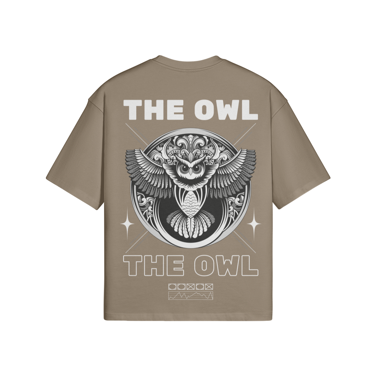 The Owl T-shirt 100% combed cotton Rich Thymos Brand