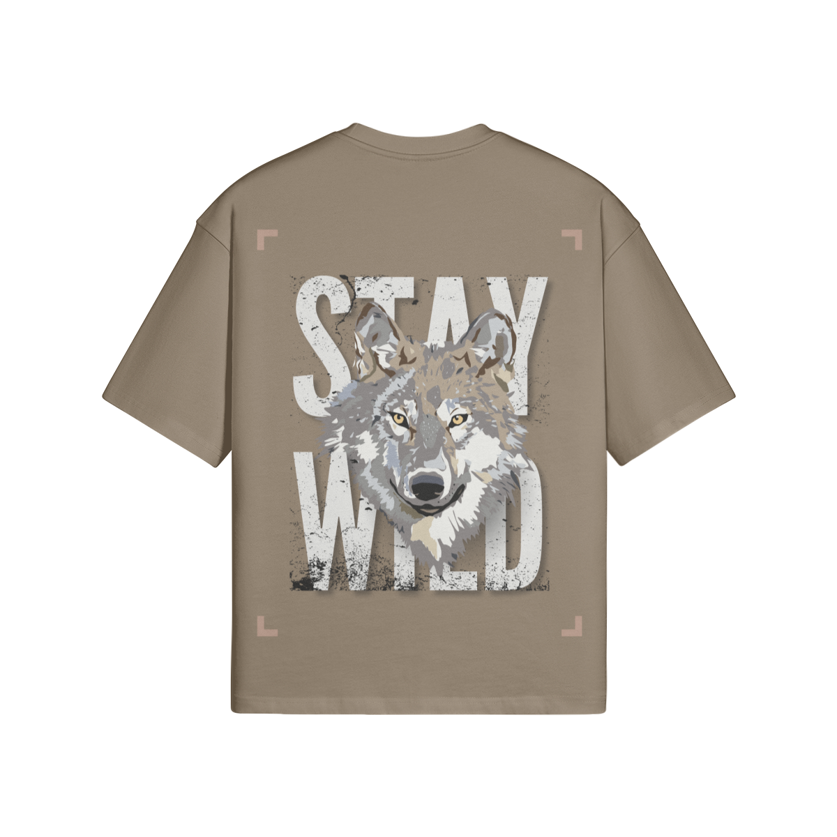 Wolf T-shirt 100% combed cotton Rich Thymos Brand