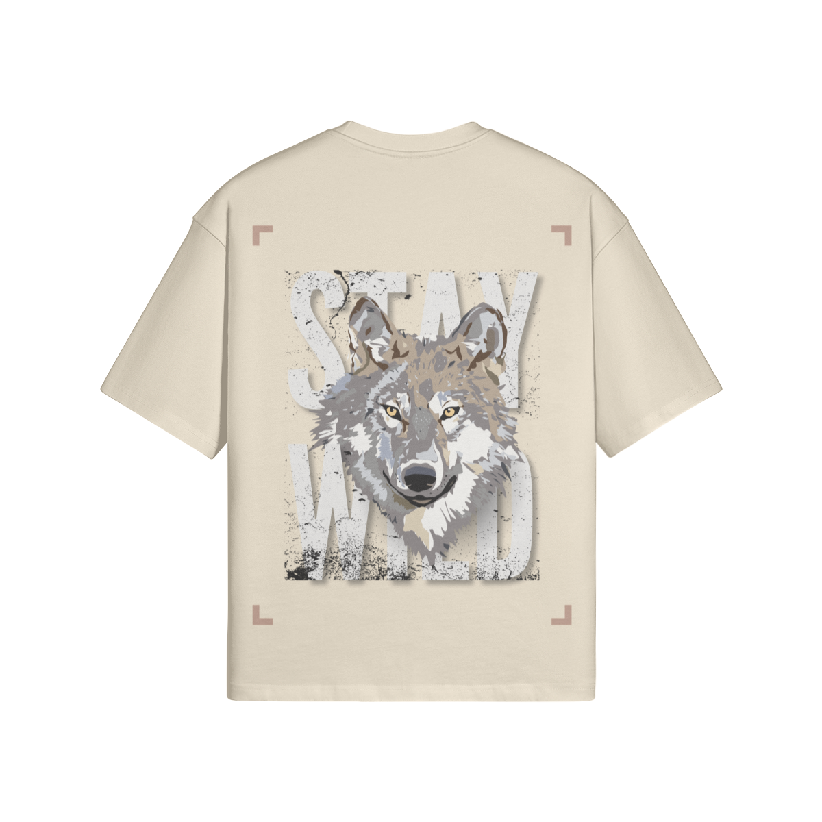 Wolf T-shirt 100% combed cotton Rich Thymos Brand